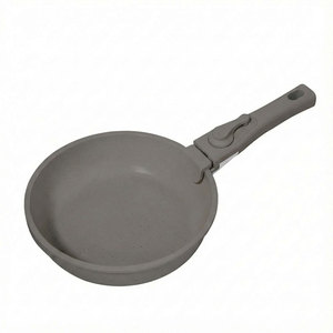 Ensemble de casseroles et poêles E-TOP en céramique antiadhésive avec <span class=keywords><strong>poignée</strong></span> <span class=keywords><strong>amovible</strong></span>, ensemble de cuisine empilable pour camping-car avec poignées amovibles - Product Image 6