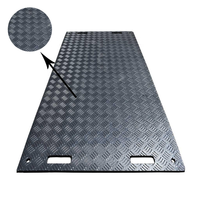 Tapis de protection au sol en HDPE ignifuge haute résistance, panneau routier, tapis d'accès haute résistance pour la construction civile