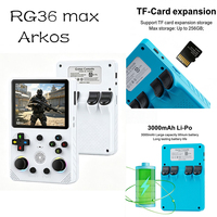 Console de jeu portable RG36max. Écran IPS de 3,5 pouces, système Linux open-source, cadeau de Noël, batterie intégrée de 40000 mAh