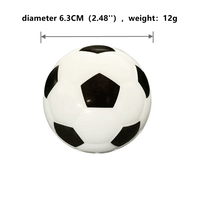 Ballon de sport pour animaux de compagnie en PU solide, directement de l'usine RTS, football, basketball, tennis, baseball, 6,3 cm, jouet pour chien et chat