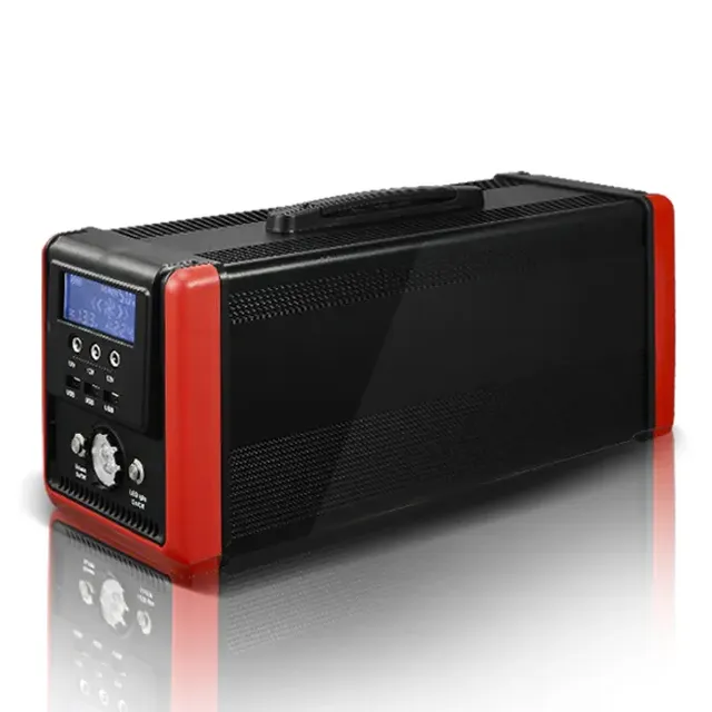 Portable Outdoor Camping AC Power Jump Starter portable rechargeable power station 600w 1000w portable solar power station