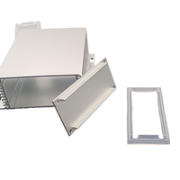 IP65 tahan air aluminium ekstrusi profil 80x38 PCB penutup baterai industri kotak Amplifier perumahan instrumen elektronik