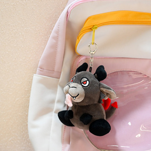 Tùy Chỉnh Bán Buôn Crypited Nhỏ Ma Quỷ Tùy Chỉnh Sang Trọng Móc Khóa <span class=keywords><strong>Mini</strong></span> Sang Trọng Thú Nhồi Bông Đồ Chơi Keychain - Product Image 3