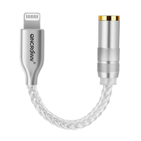 Adaptador hembra a macho de 3,5 MM recubierto de PVC profesional para conector de auriculares Apple para teléfono móvil tableta auriculares de coche con Cable auxiliar