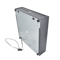 Secure Pos-System 8 Scheinen 4 Münzen Metallkassenregister Kassenschublade mit Schloss Box Bargeld Rj11