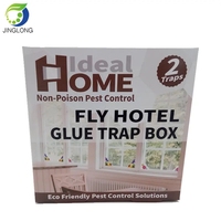 Trampa Adhesiva para Moscas, Diseño Triangular, Trampa de Luz para Insectos, Tabla Adhesiva para Ventanas y Esquinas, Control Efectivo de Plagas