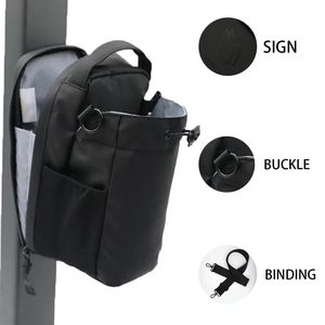 Sac bouteille d'eau magnétique grande capacité de stockage Portable téléphone portable clé sac à bandoulière sac suspendu Gym téléphone clé sac de rangement - Product Image 5