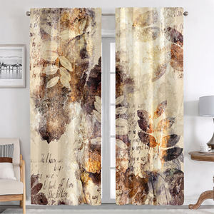 Cortinas Modernas de Lujo con Bolsillos para Varillas, Impresión Digital Personalizada, 90 g/m², Voile 100% Poliéster, para Sala de Estar, Dormitorio, Balcón - Product Image 3