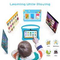 Tablet Anak 7 Inch Terbaik 2GB 32GB Dilengkapi Aplikasi Edukasi Anak-Anak Layar 1024*600 Tablet PC Android untuk Anak Laki-laki dan Perempuan