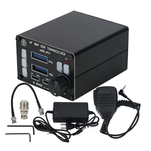 USDX-ATU Semua Mode 8 Band QRP SSB/CW Transceiver dengan Tuner Antena ATU-100 Terintegrasi, Layar OLED Ganda, HF QRP SDR Transceiver