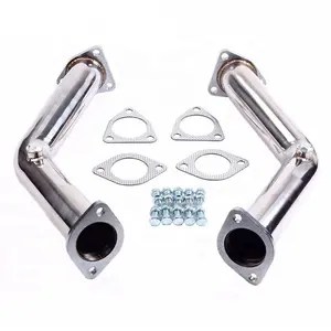 Turbocharger Turbo Stainless Steel Exhaust system Tail Pipe Downpipe Kit for NISSAN 03-06 Infiniti G35 FX45/03-06 Nissan 350Z