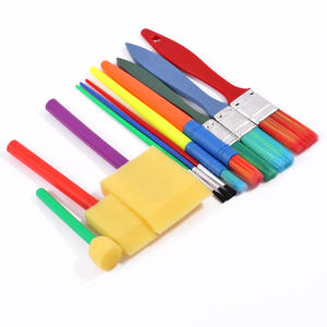 Juego de Pinceles de Pintura Multiusos FOSKA Art Materials, 11 Piezas, Pinceles de Acuarela de Pelo de Nailon y Lana Negra en <span class=keywords><strong>Diferentes</strong></span> Tamaños y Formas - Product Image 1