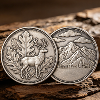 Pièce de monnaie souvenir en métal plaqué 2D 3D moulée sur mesure, émail souple, pièce de monnaie de défi personnalisée double face