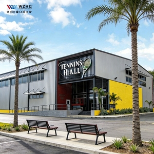 Structure en acier à grande portée pour gymnase, adapté aux sports de compétition, y compris le basketball, l'escalade, le tennis, arène multisports en acier - Product Image 4