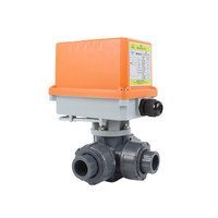 Vanne à boisseau sphérique électrique proportionnelle anti-corrosion 4~20mA 0~10V RS485 pour résoudre les problèmes de contrôle automatique des conduites acides et alcalines