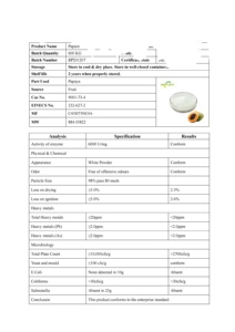 Pasokan bubuk <span class=keywords><strong>Papain</strong></span> ekstrak pepaya ORGANIK EU Harga Murah <span class=keywords><strong>Papain</strong></span> enzim - Product Image 2