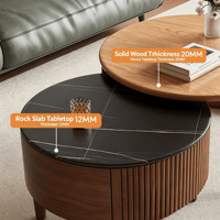 Ensemble de tables basses en bois décoratives, modernes, durables et écologiques, conçues pour les salons et les petits appartements, meubles pour la maison
