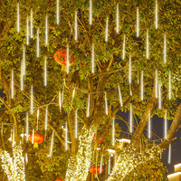 Lumières LED en forme de pluie de météores pour la décoration extérieure des paysages et des cours, éclairage de Noël, indice de protection IP55