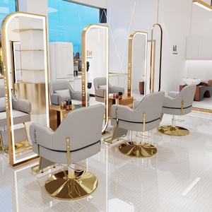 Sillón de Masaje Profesional para Peluquería, Reclinable, para Salón de Belleza, Barbería, Cosmética, con Ruedas, Color Rosa y Negro, para el Hogar y la Oficina - Product Image 4