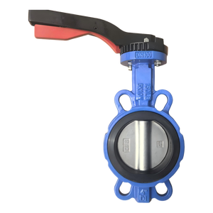 วาล์วผีเสื้อแบบใช้มือจับทำจากอะลูมิเนียมอัลลอยวาล์วผีเสื้อแบบแมนนวลน้ำหนักเบาสำหรับระบายอากาศและท่อน้ำ - Product Image 4