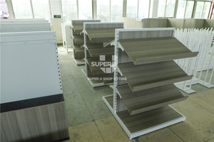 Tuỳ Chỉnh Bán Lẻ Đôi Cách Đồ Đạc Hiển Thị Kệ Gondola Thiết Kế Tầng Housewares Cửa Hàng Gondolas Centrales Kim Loại Cho Bộ Phận - Product Image 2