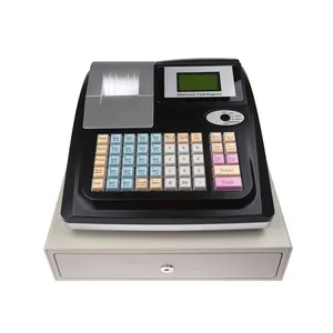 Registratore di cassa elettronico pos con registratore di cassa incorporato per stampante a caldo con software multi-iva pos Caja registradora