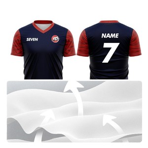 Ensembles de maillots de football personnalisés à séchage rapide pour hommes et femmes, uniformes d'entraînement et de match respirants, vêtements de sport en polyester pour adultes - Product Image 3