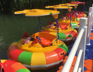 Jeux aquatiques de défi : Bateaux tamponneurs électriques pour adultes et enfants, Voitures tamponneuses - Product Image 5