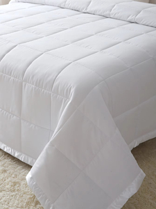 Bianco piumino alternativo piumino inserto trapuntato per tutte le stagioni <span class=keywords><strong>piumoni</strong></span> da letto matrimoniale coperta invernale spessa King Queen Size - Product Image 6