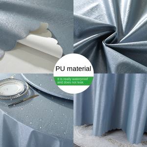 ผ้าปูโต๊ะ90ทรงกลมผ้าปูโต๊ะสีขาวผ้าซาตินสีขาวสำหรับงานแต่งงานผ้าปูโต๊ะสำหรับงานอีเวนต์ในโรงแรมโต๊ะรับประทานอาหารสำหรับงานแต่งงาน - Product Image 2