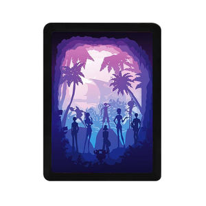 Une pièce figurine personnalisée <span class=keywords><strong>3D</strong></span> LED veilleuse Photo lampe de Table <span class=keywords><strong>cadre</strong></span> Photo cadeau pour enfants décor de maison de luxe - Product Image 1