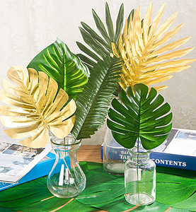 Foglia di Monstera Artificiale - Fogliame Verde Realistico per Decorazioni <span class=keywords><strong>Festa</strong></span> <span class=keywords><strong>Hawaiana</strong></span>, Centrotavola, Matrimoni, Decorazioni per la Casa - Product Image 4