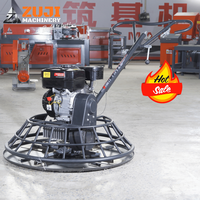 ZUJI ZJ100 5.5HP Moteur Lifan, Finitionuse à béton à essence, Polisseuse latérale 150 tr/min, Profondeur de travail 1000mm, Boîte de vitesses complète