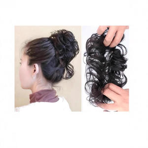 Perruque chignon Am41 26 en soie K et soie P, style enroulé, pour usage quotidien, usage général - Product Image 4