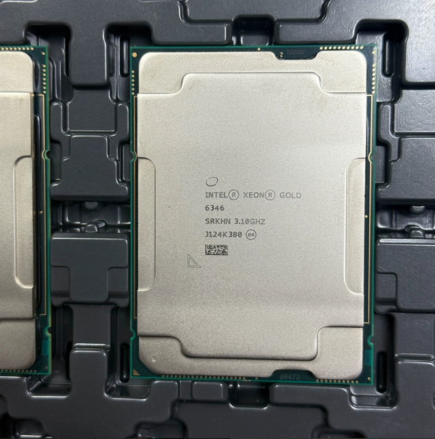 6346 for Xeon Enterprise Grade Server CPU 16 Cores 32 Threads 3.1GHz 36MB Cache 10nm DDR4 3200MHz for Data Center Cloud