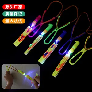 Whistle arrows Children outdoor Toys flying with sound and light up led luminous in the night