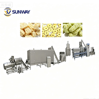 Ligne de production de machines à aliments soufflés à double extrudeur à vis grande capacité pour Froot Loops, maïs, fromage soufflé et snacks céréaliers