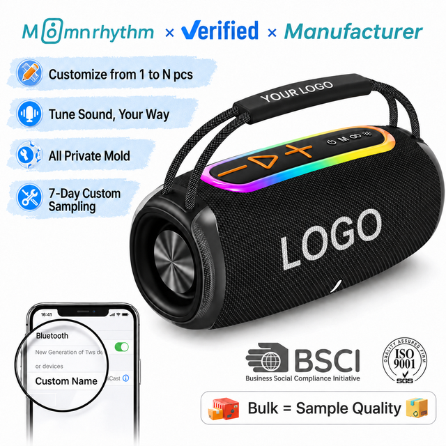 Blue-Tooth Waterproof Fabric Led Loud Sound Music Bt 5.0 Stereo Altavoz Mini Portable Hauts Parleur Boomboxes S680 Speaker