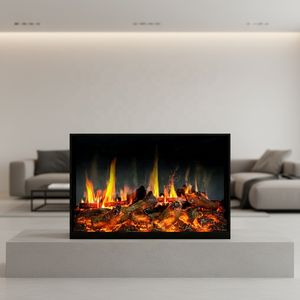 Nouvelle Conception <span class=keywords><strong>Cheminée</strong></span> Électrique Intérieure pour Maison et Hôtel, Éclairage LED Écologique, Acier Laminé à Froid Intégré - Product Image 4