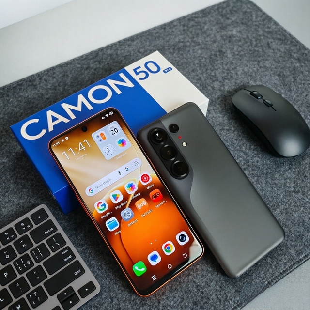 Durable Build 7.3inch Techno Camon 50 Power 1TB C50 Pro Deca-core 16+1TB 5G Smartphones 8000mAh Android 15 Mobile Phone