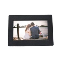 Bingkai foto Digital Frameo 7 inci, dengan jam pemutaran Video layar sentuh WiFi-RK3128 Format Audio MP3 & AVI CPU