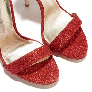 Moda elegante Bling tacchi a spillo tacchi alti punta aperta scarpe da <span class=keywords><strong>donna</strong></span> comode <span class=keywords><strong>sandali</strong></span> da ragazza per banchetti - Product Image 3