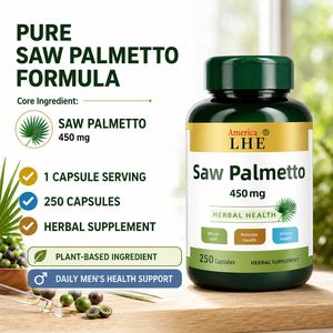 Suplemento Premium de Saw Palmetto de 450 mg de Shecome, Apoyo para la Salud de la Próstata, Cápsulas Dietéticas de Saw Palmetto para Adultos - Product Image 5