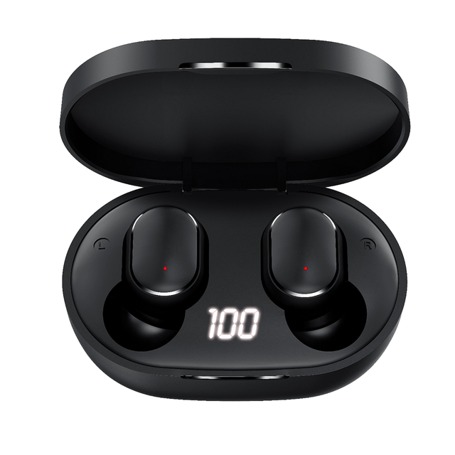 E7S New TWS Earbuds with LED Digital Display Active Noise Cancelling for 5.0 IPX4 Waterproof JL Chipset