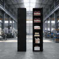 Armoire à montage simple, économique, pour enfants, armoire moderne pour la maison, idéale pour les coins