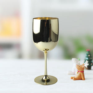 Verre à margarita en plastique plaqué or, style américain, logo personnalisé pour les fêtes, fabriqué au Vietnam - Product Image 2