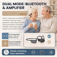 Écouteurs intra-auriculaires étanches avec tour de cou, radio FM, ANC filaire, Bluetooth, batterie mobile, pour le sport et la course