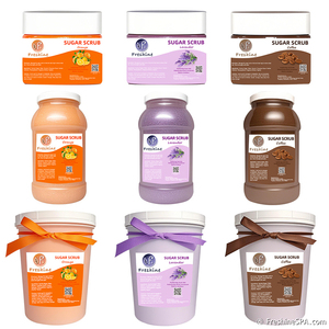 Etiqueta privada Producto para el cuidado de la piel Sal del Mar Muerto Exfoliante corporal Exfoliante para pies Café Exfoliante de azúcar para pedicura - Product Image 5
