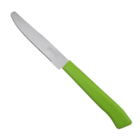 6-Stuks Groen Handvat Steak Messen Set Blister Verpakking