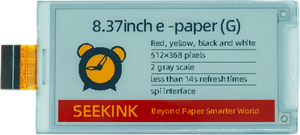 3-रंग 2.66 इंच का ई-पेपर डिस्प्ले 152*296 रिज़ॉल्यूशन 24पिन एसई-स्याही स्क्रीन - Product Image 4